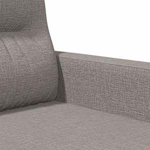 Křeslo taupe 60 cm textil - obrázek 7