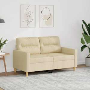 Kavč dvosed krem 120 cm blago