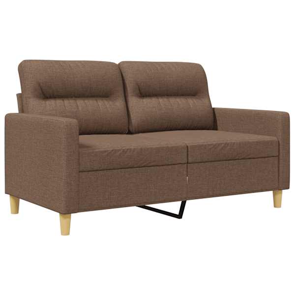 vidaXL 2-kohaline diivan, pruun, 120 cm, kangas