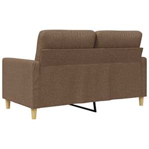 2místná pohovka hnědá 120 cm textil - obrázek 6