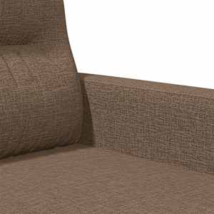 2místná pohovka hnědá 120 cm textil - obrázek 7