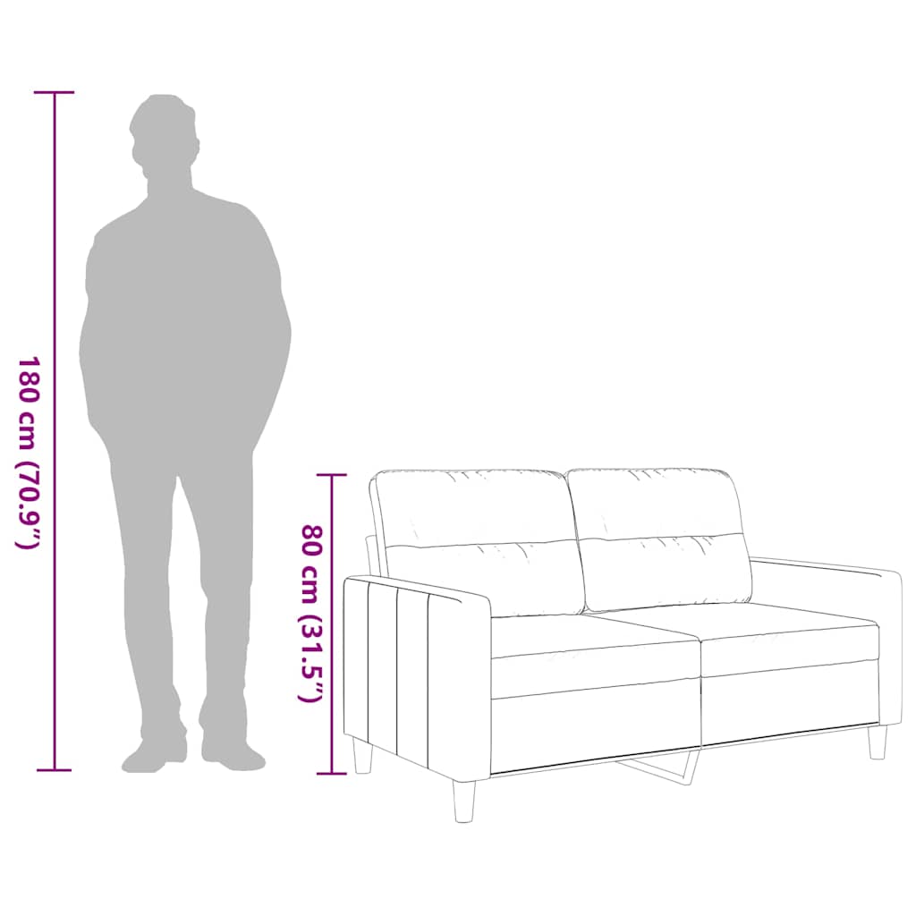 divvietīgs dīvāns, gaiši dzeltens audums, 120 cm