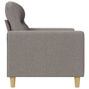 2místná pohovka taupe 120 cm textil - obrázek 5