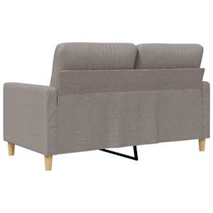 2místná pohovka taupe 120 cm textil - obrázek 6