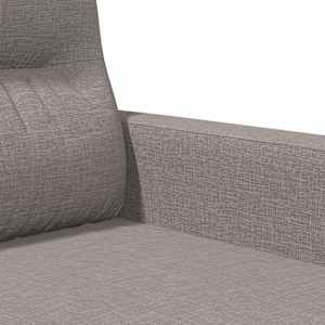 2místná pohovka taupe 120 cm textil - obrázek 7