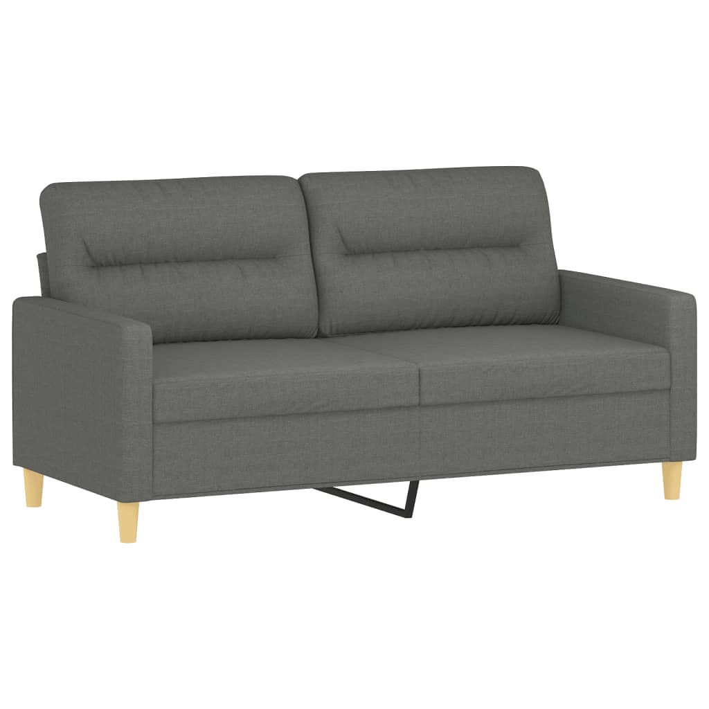 Thumbnail - vidaXL 2-Sitzer-Sofa Dunkelgrau 140 cm Stoff