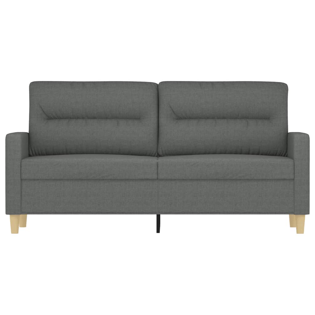 Thumbnail - vidaXL 2-Sitzer-Sofa Dunkelgrau 140 cm Stoff