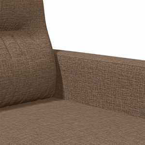 2místná pohovka hnědá 140 cm textil - obrázek 7