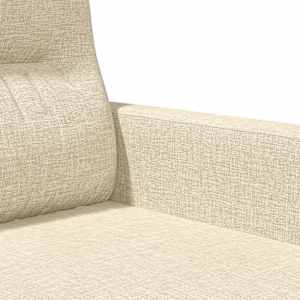 3místná pohovka krémová 180 cm textil - obrázek 7