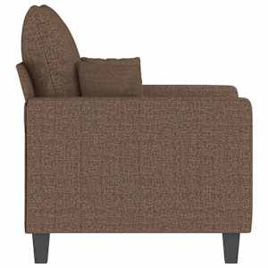 Křeslo hnědé 60 cm textil - obrázek 5