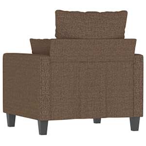 Křeslo hnědé 60 cm textil - obrázek 6