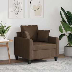 Fotelj rjav 60 cm blago