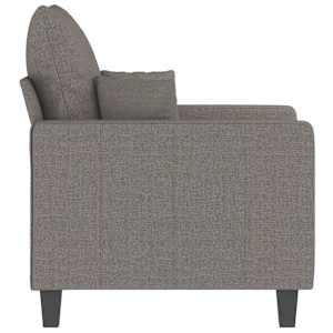 Křeslo taupe 60 cm textil - obrázek 5