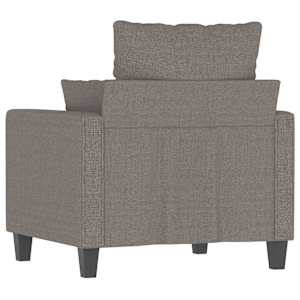 Křeslo taupe 60 cm textil - obrázek 6