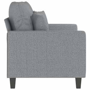 2místná pohovka světle šedá 120 cm textil - obrázek 5
