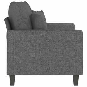 2místná pohovka tmavě šedá 120 cm textil - obrázek 5