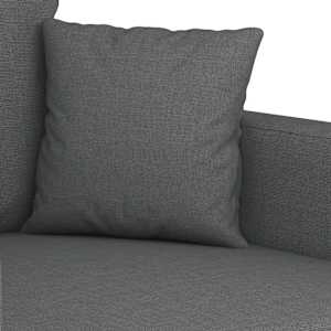 2místná pohovka tmavě šedá 120 cm textil - obrázek 7