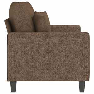 2místná pohovka hnědá 120 cm textil - obrázek 5
