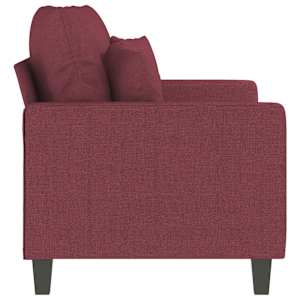 2místná pohovka vínová 120 cm textil - obrázek 5