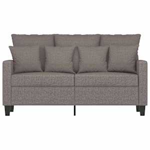 2místná pohovka taupe 120 cm textil - obrázek 4