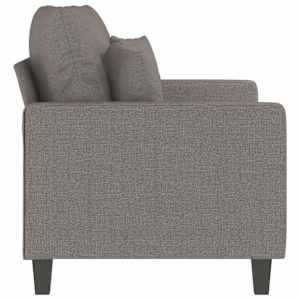 2místná pohovka taupe 120 cm textil - obrázek 5