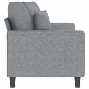 2místná pohovka světle šedá 140 cm textil - obrázek 5