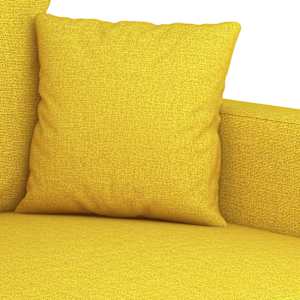 2místná pohovka světle žlutá 140 cm textil - obrázek 7