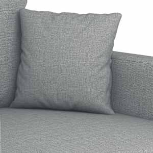 3místná pohovka světle šedá 180 cm textil - obrázek 7