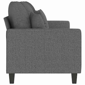 3místná pohovka tmavě šedá 180 cm textil - obrázek 5