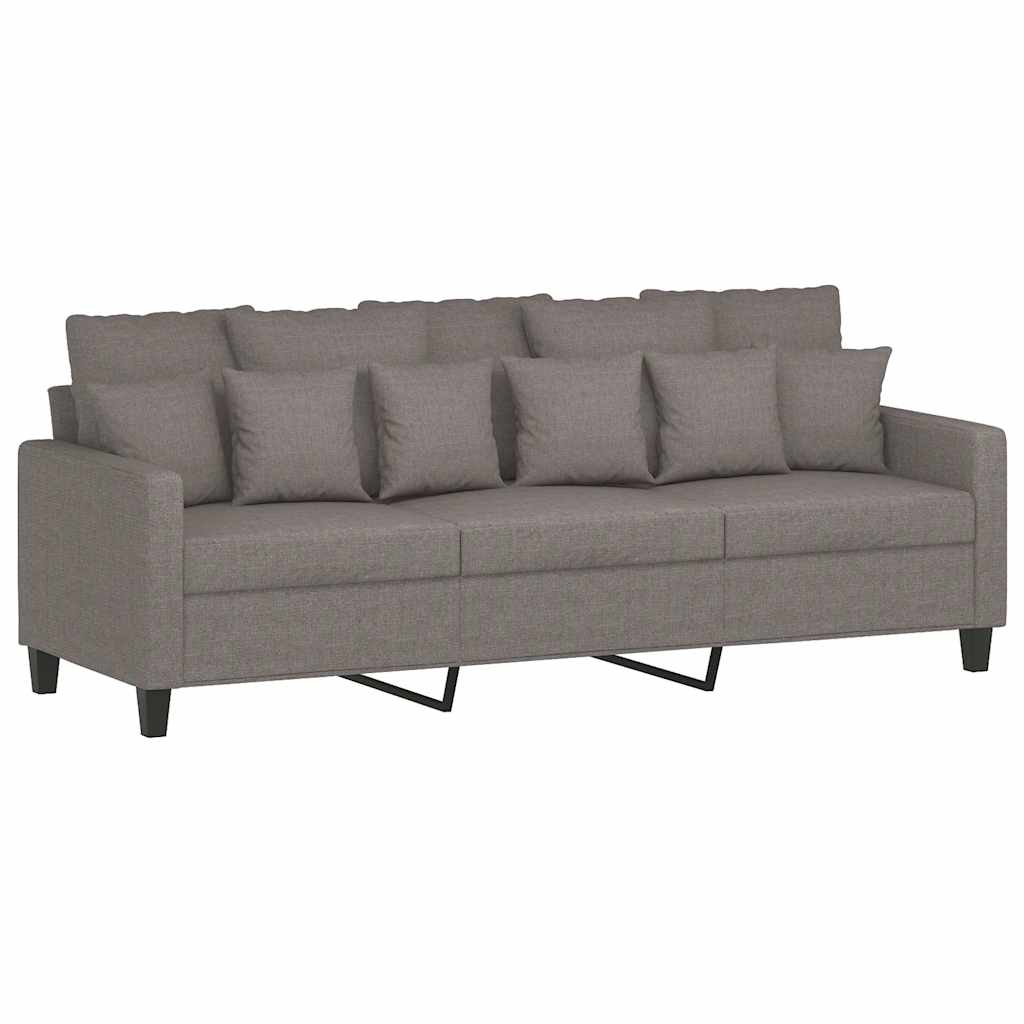 Thumbnail - vidaXL 3-Sitzer-Sofa Taupe 180 cm Stoff