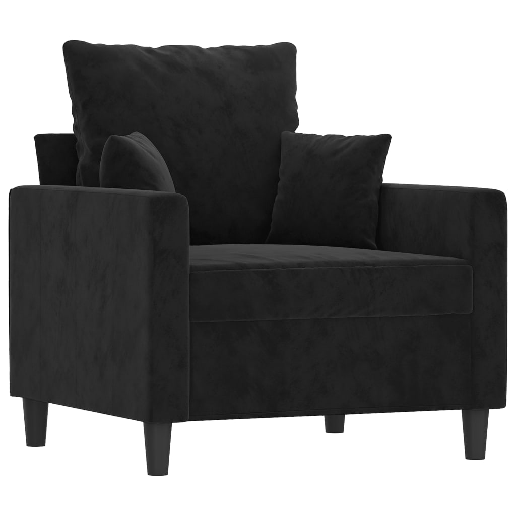Sofa Chair Upholstered Single Sofa Armchair for Living Room Velvet vidaXL - Picture 6 of 25