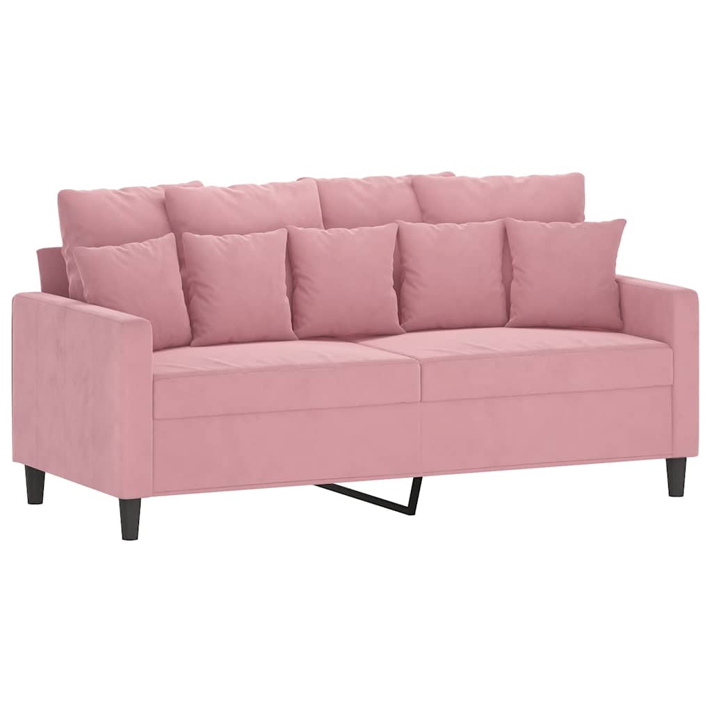 Thumbnail - vidaXL 2-Sitzer-Sofa Rosa 140 cm Samt