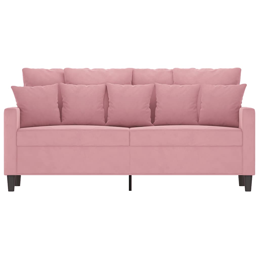 Thumbnail - vidaXL 2-Sitzer-Sofa Rosa 140 cm Samt
