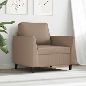 Křeslo cappuccino 60 cm umělá kůže - obrázek 3