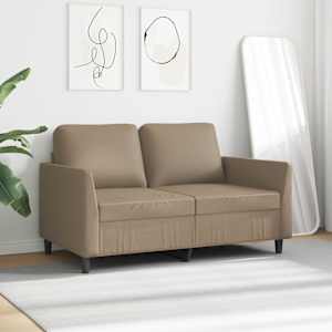 2místná pohovka cappuccino 120 cm umělá kůže - obrázek 3