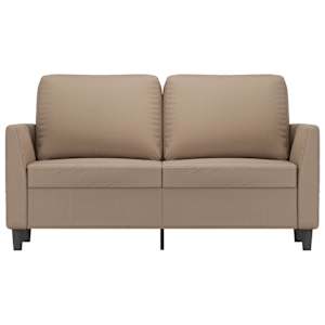 2místná pohovka cappuccino 120 cm umělá kůže - obrázek 4