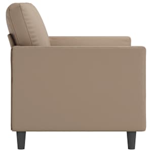 2místná pohovka cappuccino 120 cm umělá kůže - obrázek 5