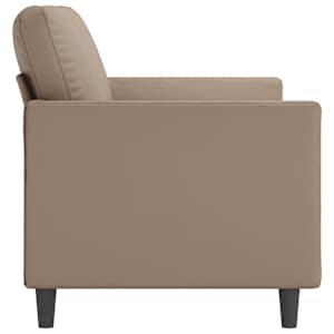2místná pohovka cappuccino 140 cm umělá kůže - obrázek 5