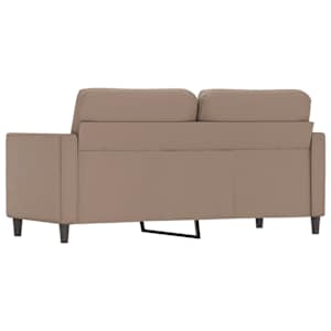 2místná pohovka cappuccino 140 cm umělá kůže - obrázek 6