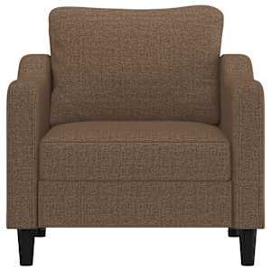 Křeslo hnědé 60 cm textil - obrázek 3