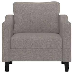 Křeslo taupe 60 cm textil - obrázek 3
