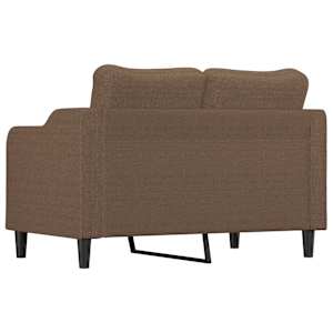 2místná pohovka hnědá 120 cm textil - obrázek 5