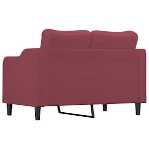2místná pohovka vínová 120 cm textil - obrázek 5