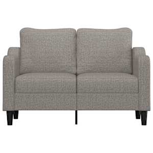 2místná pohovka taupe 120 cm textil - obrázek 3