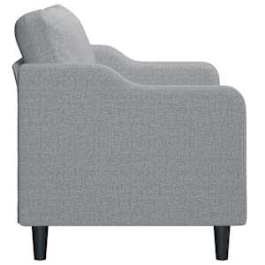 2místná pohovka světle šedá 140 cm textil - obrázek 4