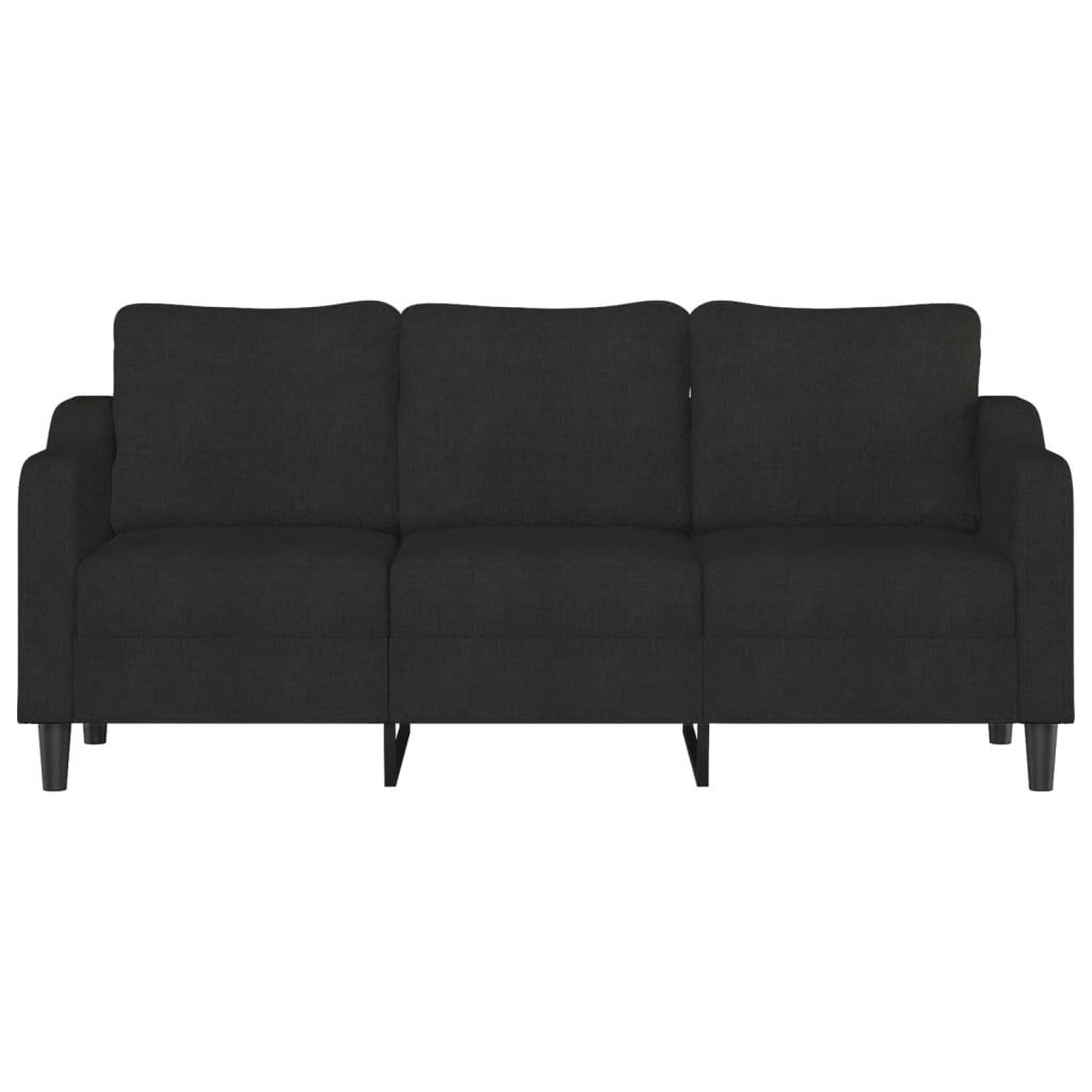 Thumbnail - vidaXL 3-Sitzer-Sofa Schwarz 180 cm Stoff