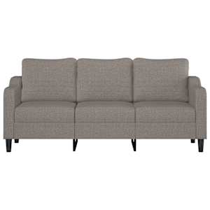 3místná pohovka taupe 180 cm textil - obrázek 3