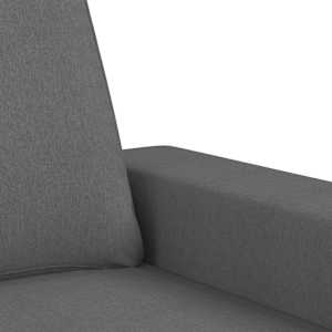 Křeslo tmavě šedé 60 cm textil - obrázek 6