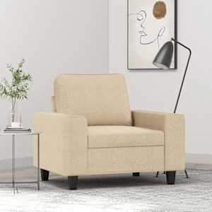 Fotelj krem 60 cm blago