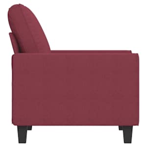 Křeslo vínové 60 cm textil - obrázek 4